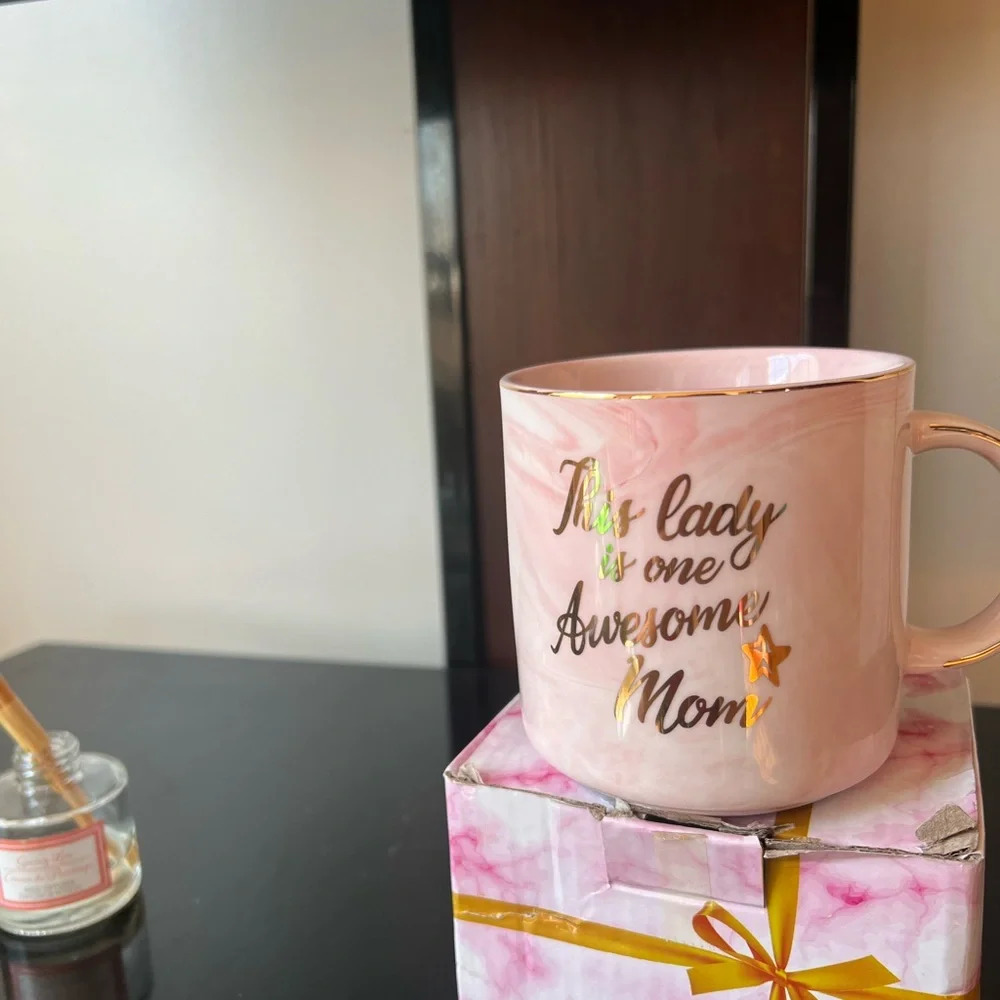 Mom gift pink mug